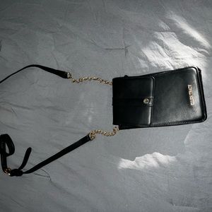 Black cross body purse